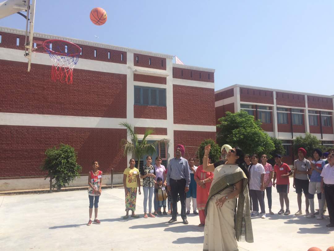 Inauguration of Basketball court